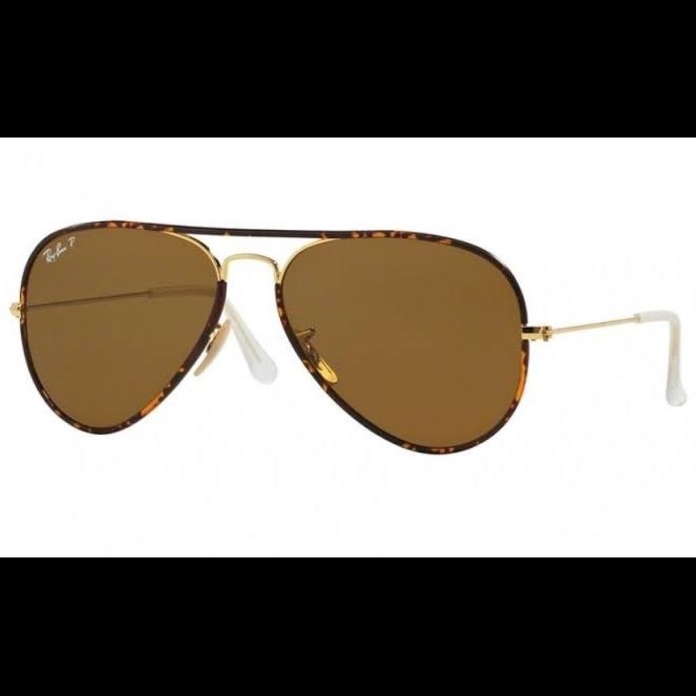 Ray Ban aviator tortoise sunglasses
